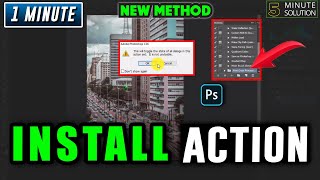 How to install photoshop actions 2024 [upl. by Troth462]