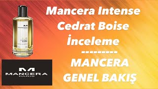 Mancera Intense Cedrat Boise  Mancera Genel Bakış  En İyi Erkek Parfümleri [upl. by Lose]