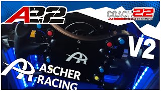 Mon nouveau volant  AscherRacing F28 SC V2 [upl. by Annoik187]