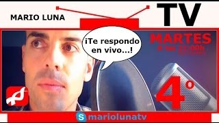 Mario Luna Directo IV 2100H  ¿Cómo me comporto con su novio delante [upl. by Yeltneb960]