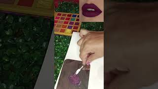 Best Berry Color Lipstick for Indian Skintones 🥰 Plum Liquid Lipstick makeuptutorial shortvideo [upl. by Nitsud407]