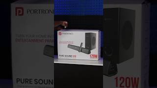 Portronics Pure Sound 106  120w Soundbar Quick Unboxing Audio Test  best soundbar under5k [upl. by Natale]