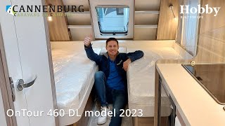 Caravan review Hobby OnTour 460 DL model 2023 [upl. by Ztnarf]