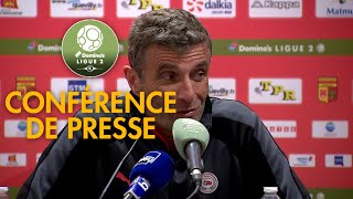 Conférence de presse Quevilly Rouen Métropole  Nîmes Olympique  13   201718 [upl. by Llenral]