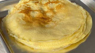 Cómo hacer Panqueques Crepas Dulces y Salados 🥞con 3 ingredientes [upl. by Aelam]