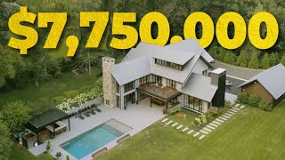 Custom Built 7750000 Connecticut Mansion  Westport CT [upl. by Atteynek]