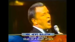 Frank Sinatra News Report of His Death  May 14 1998 [upl. by Tolmann820]