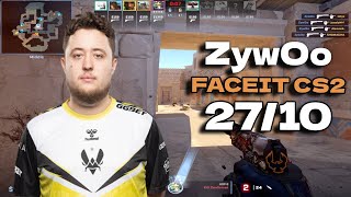 ZywOo 2710 FACEIT Ranked Anubis Feb 29 2024  CS2 POV [upl. by Greiner]