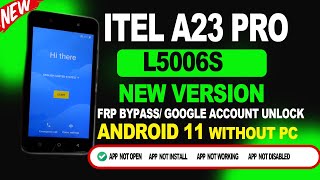 ✅ITEL A23 PRO FRP BYPASS L5006S ANDROID 11 NOVO METODO 2024 Celulares NOVOS da VodacomPoucoPouco [upl. by Nicky]