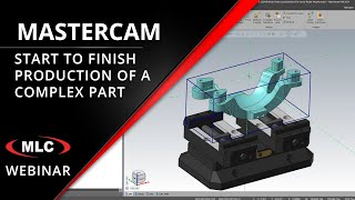 Start to Finish Complex Machining Project  Mastercam 2024 MultiProduct Case Study [upl. by Litnahs396]