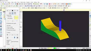 MasterCam X5  Basic Milling Example  Flowline Mill [upl. by Enifesoj]