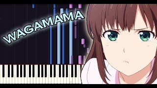 Domestic na kanojo ED  Wagamama Piano  Sheets [upl. by Mannie]