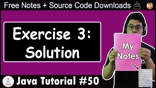 Java Tutorial Exercise 3  Solutions amp Shoutouts [upl. by Pierro]