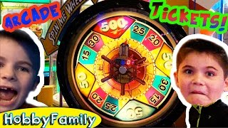 ARCADE GAMES at Great Wolf Lodge Texas Family Fun  Video Gaming Vacation with HobbyKids [upl. by Zins]