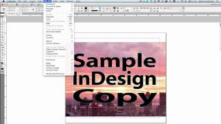 Converting Text Frames to Image Frames in InDesign [upl. by Gschu505]