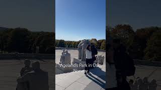 Vigeland’s Park Frogner Park in OsloNorway wanderlusttravel wanderlust norway frognerpark [upl. by Atillertse820]