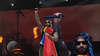 Maluma Papi Juancho Europe Tour 2022 Primera fila en Bucarest Rumania 4K Todo el Concierto en vivo [upl. by Nosnarb]