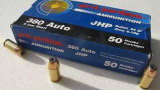 380 ACP  Prvi Partizan  94 Gr JHP Ammo Test [upl. by Scurlock]