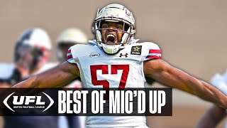 Best Micd Up Moments of Week 9  UFL [upl. by Huesman845]