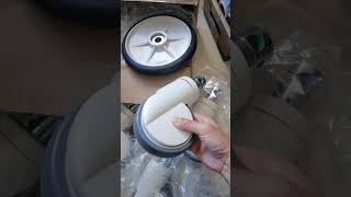 8 inch stryker wheels and central locking casters [upl. by Vaasta850]