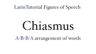 Chiasmus Figures of Speech [upl. by Thun]