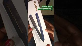 Kemei hair straightening review  Kemei hair straightener  machine result good kemei yt hair [upl. by Eirallam502]