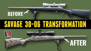 Boyds Heritage Stock  Athlon Ares Scope Upgrade BUDGET Savage 3006 rifle [upl. by Schick]