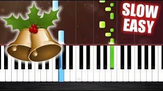 Carol of the Bells  SLOW EASY Piano Tutorial by PlutaX [upl. by Kalk]