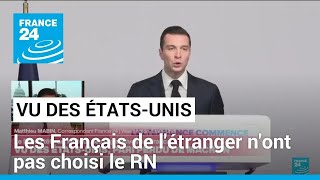 Les législatives françaises vues des ÉtatsUnis • FRANCE 24 [upl. by Enilegnave]