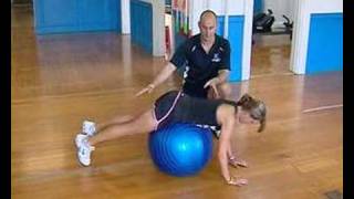 Fitball Lower Back Strength [upl. by Aihsema]