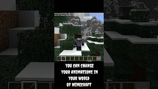 Player Animation Mod For Minecraft pe  minecraft minecraftpe gaming PixalNinjas [upl. by Atalya]