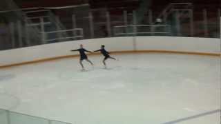 Junior Bronze Ice Dance TestThe Swing Dance [upl. by Iva422]