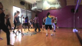 Teaching my first Zumba Class [upl. by Aihsela386]