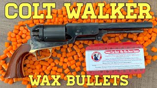 Wax Bullets in a Walker Revolver [upl. by Nanam]