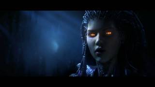 StarCraft 2 Zeratul VS Kerrigan Cinematic Ingame Version Full HD [upl. by Halludba]