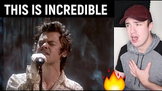 Harry Styles  Falling Live From The BRIT Awards 2020 REACTION [upl. by Domel]