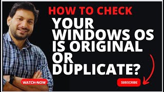 How to Check your Windows OS is Original or Duplicate  Genuine Windows 10 or 11 Os or not [upl. by Fillander]