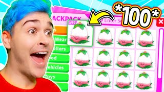 Opening 100 GARDEN EGGS To Get EVERY MEGA GARDEN PET In Adopt Me Roblox  Adopt Me EXPENSIVE [upl. by Ennahtebazile]