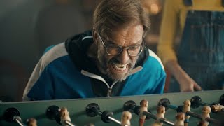 Snickers  Angry Jürgen Klopp at table football [upl. by Zenger795]