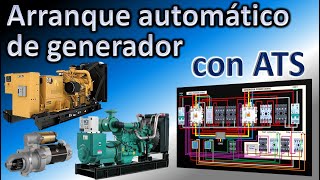 Conmutador de transferencia automática ATS con arranque automático del generador [upl. by Dis]