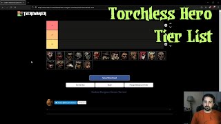 Torchless Hero Tier List Darkest Dungeon [upl. by Sy]