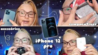 Comprei o IPHONE 12 PRO  Comparação entre IPHONE XR vs IPHONE 12 PRO  Ket Brinhol ✨ [upl. by Serle]