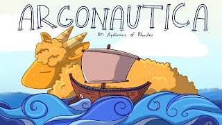 Argonautica by Apollonius of Rhodes  Summary animatic [upl. by Nonnairb]