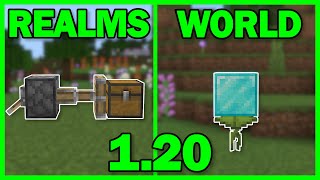 ALL BEST DUPLICATION GLITCHES for 120 MINECRAFT BEDROCK Edition  REALMS amp SERVERS  by James [upl. by Euqinommod]