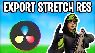 How to Export STRETCHED RESOLUTION In Davinci Resolve [upl. by Renrew]