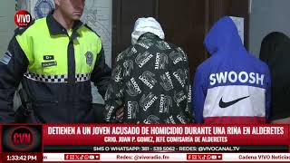 DETIENEN A UN JOVEN ACUSADO DE HOMICIDIO DURANTE UNA RIÑA EN ALDERETES [upl. by Ruthe]