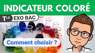 Choisir un INDICATEUR COLORÉ lors dun TITRAGE  🎯 Exercice BAC  Chimie Terminale spécialité [upl. by Eirrahs278]