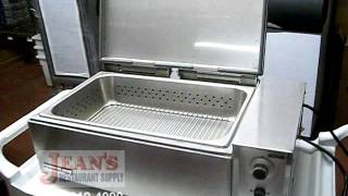 Used Deluxe Food Warmer Roundup DFWF260C Jeans Restaurant Supply U105 [upl. by Airdnna]