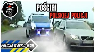 POLICJA W AKCJI 25  Pościgi Polskiej Policji pirat w Volvo spłoszone konie schwytanie złodzieja [upl. by Ahsieyn]