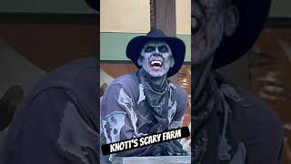 Knott’s Scary Farm Fun halloween knottsscaryfarm haunted shorts [upl. by Batholomew]